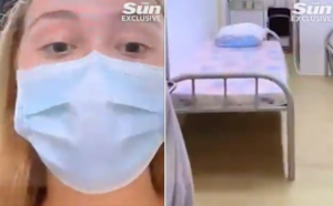 Ellie Freeman ranted about her quarantine ordeal on Snapchat. Photos via The Sun