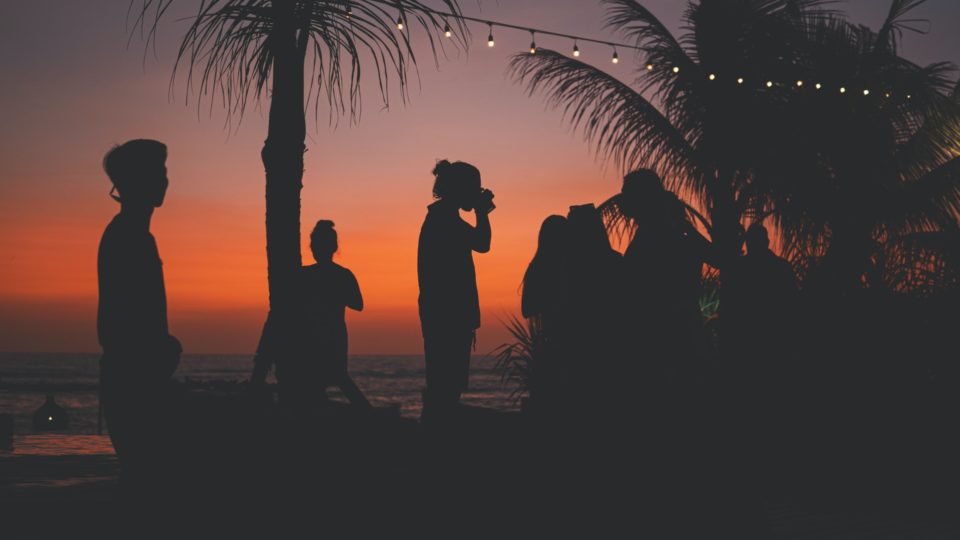File photo of people hanging out on a beachside venue in Bali. Photo: Unsplash