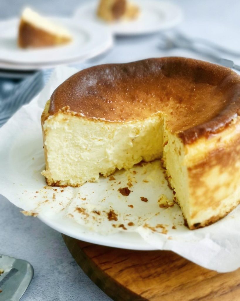 A slice of burnt cheesecake by Birch. Photo: Birch KL/Instagram