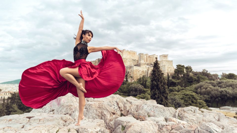 Brenda Liew poses for a photo in Greece. Photo: Brenda Liew / Courtesy 