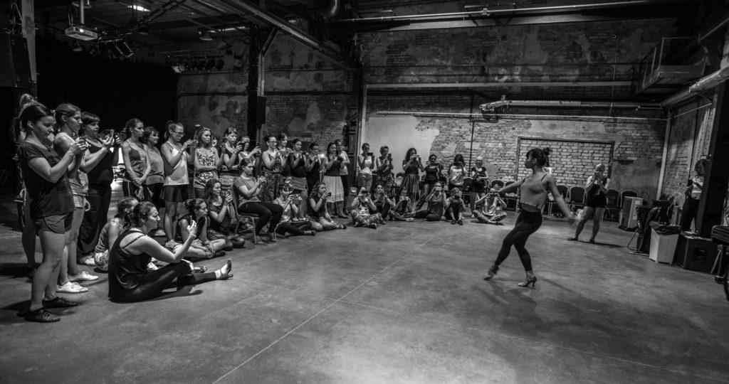 Brenda Liew conducts a salsa styling workshop at the Riga Salsa Festival. Photo: Brenda Liew/Courtesy