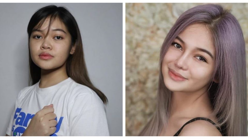 Janine Berdin’s before and after shots. Photos: Berdin/IG and ML Salon and Spa