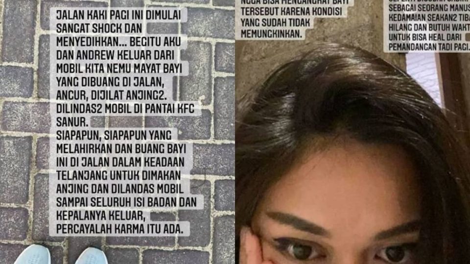 Screengrabs of Nana Mirdad’s Instagram story, which she shared last Friday. Screengrabs: Instagram