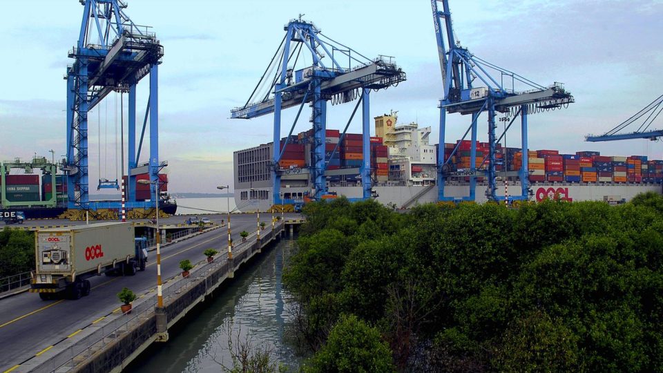 Entrance to Port Klang. Photo: Hafiz343
