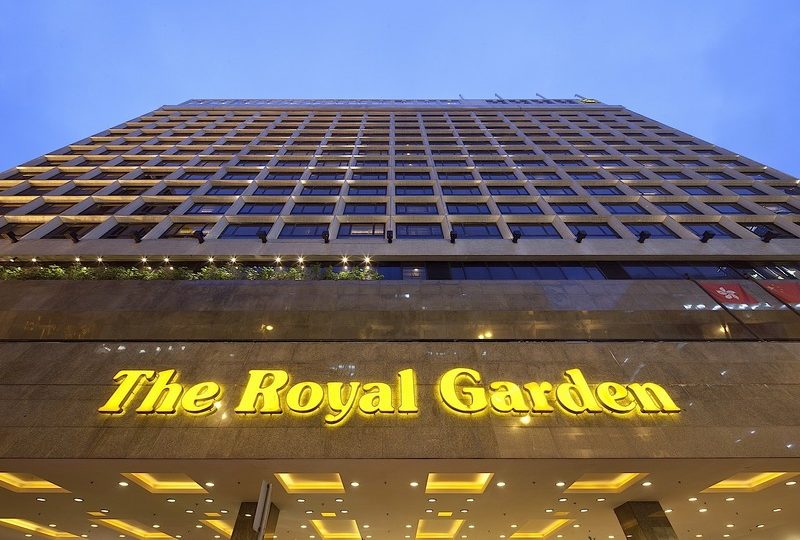 The exterior of the Tsim Sha Tsui hotel, where authorities fear an outbreak could be underway. Photo via The Royal Garden