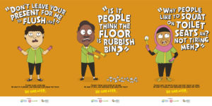 The series of posters. Images: Singapore Kindness Movement