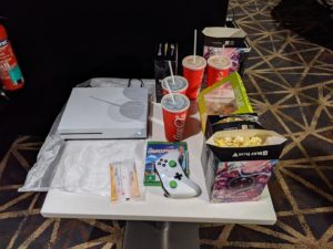 Yam’s theater gaming starter kit. Photo: Les Yam/Facebook