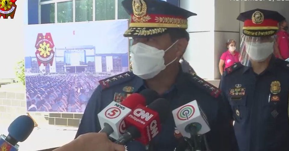 Philippine National Police chief General Camilo Cascolan. Screenshot from PNP video.