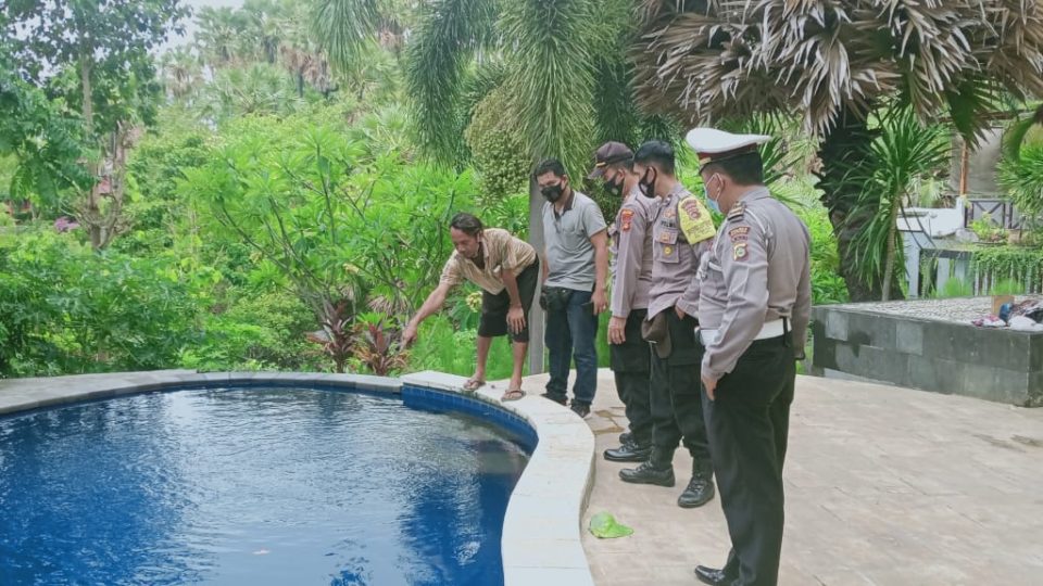 The incident took place yesterday morning at a villa in Tejakula district. Photo: Buleleng Police