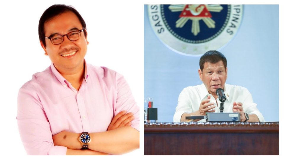 Dr. Tony Leachon and President Rodrigo Duterte. Photos: Leachon/FB; PCOO/FB