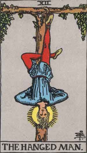 Hanged Man card. Photo: Wikimedia Commons