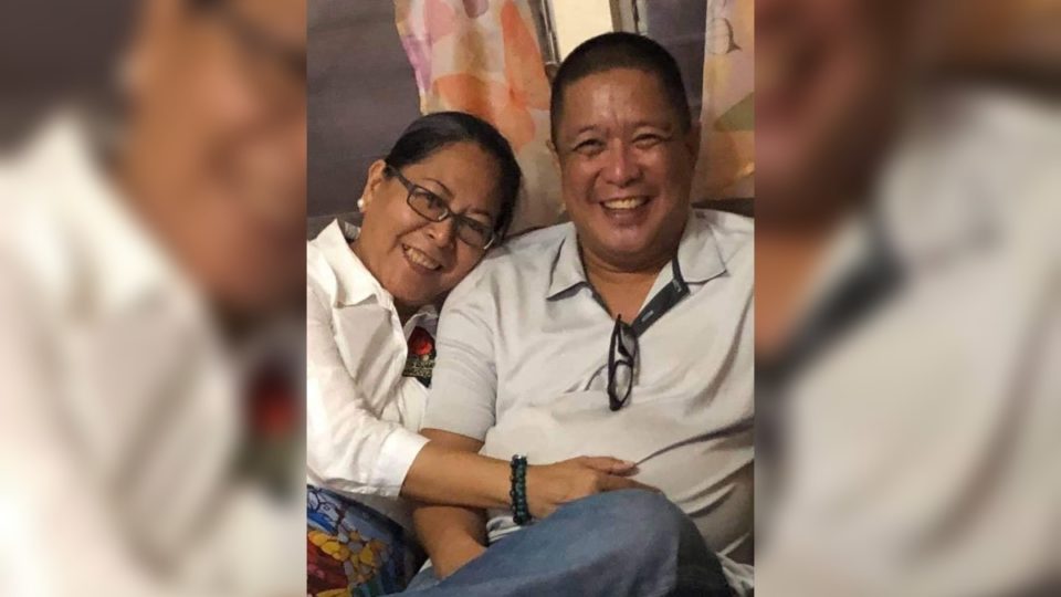 Dr. Mary Rose Sancelan and her husband Edwin Sancelan. Photo: Karapatan Negros Island/FB 