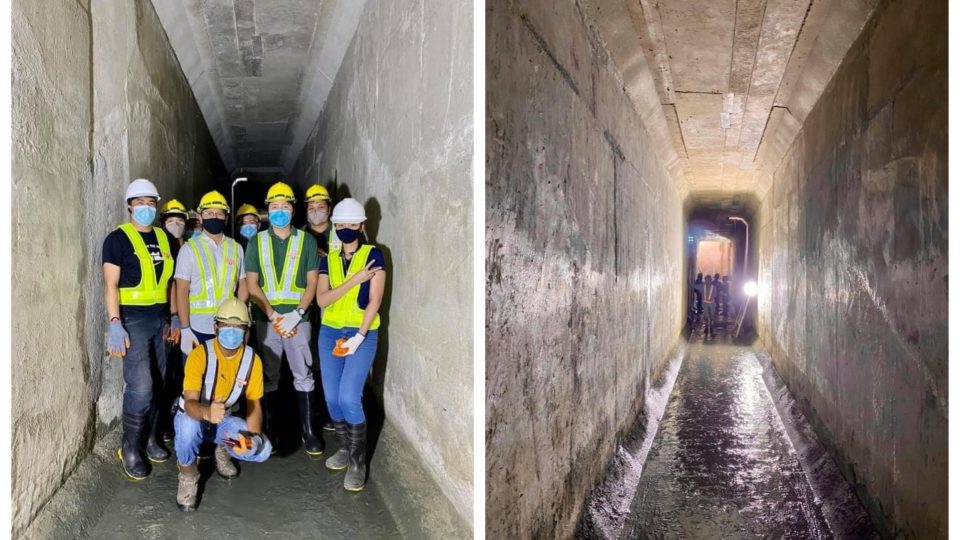 The drainage system underneath the University of Santo Tomas. Photo: UST/FB