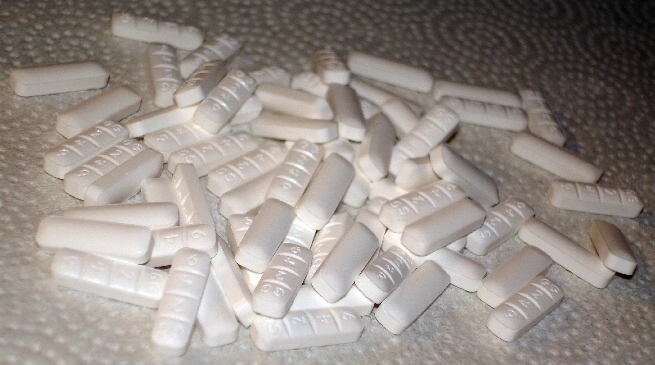 File photo of Xanax tablets. Photo: Kalmia 