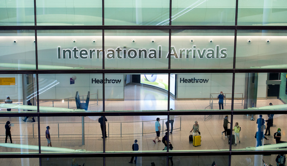 The teenager is settling down with her guardians in London, according to activist group Friends of Hong Kong. Photo via Facebook/Heathrow Airport