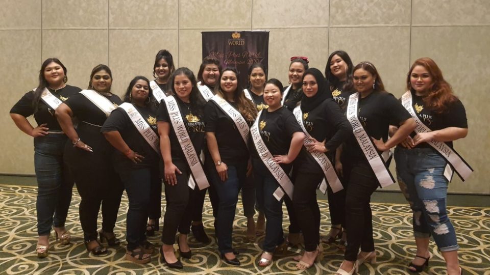 Contestants for Miss Plus World Malaysia 2021. Photo: Miss Plus World Malaysia/Facebook
