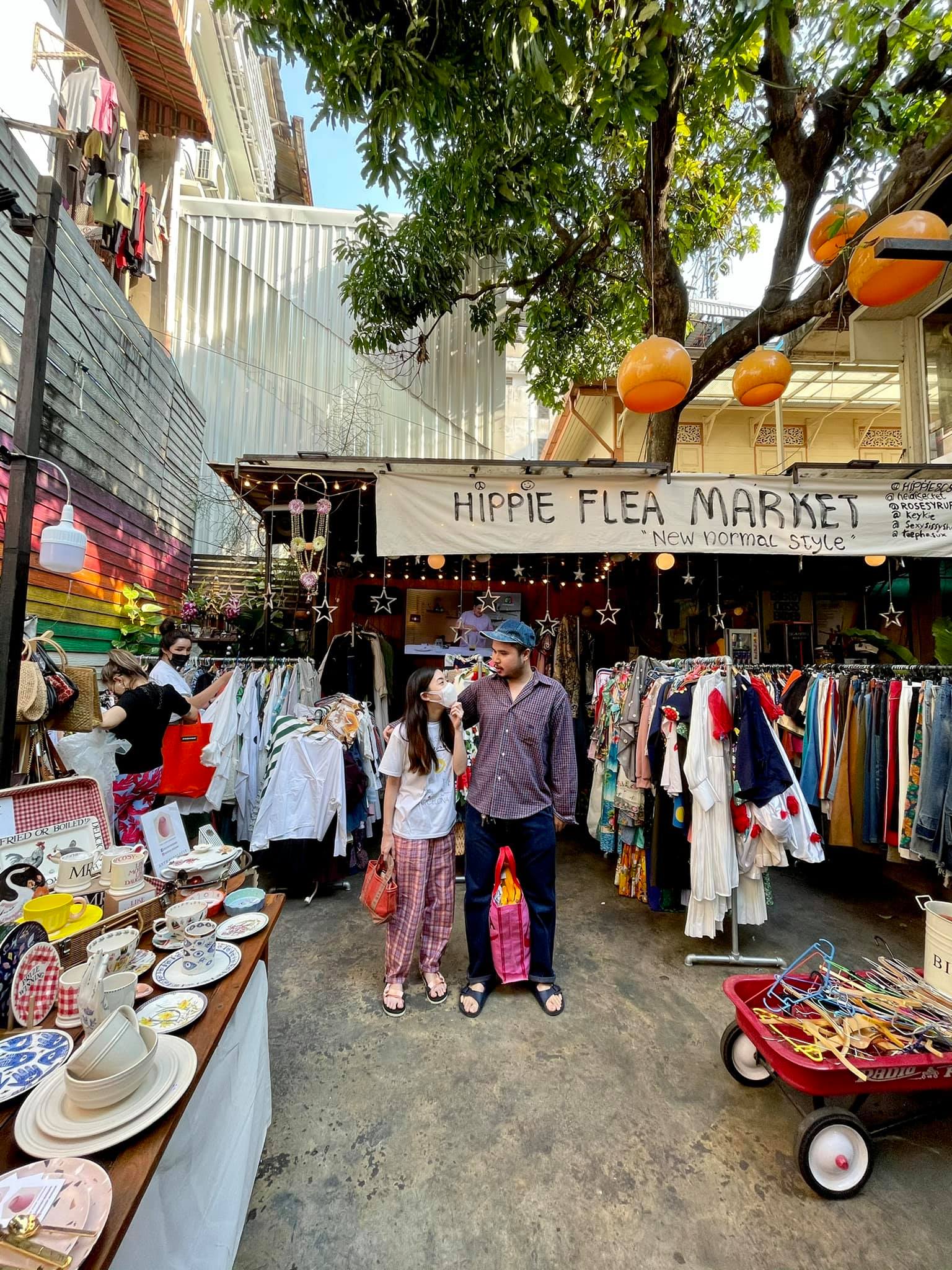 Hippie de Bar’s second life as a flea market. Photo: Hippie de Bar