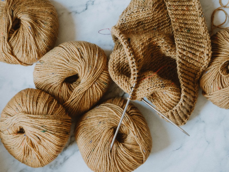 Skeins of yarn. Photo: Anastasia Zhenina