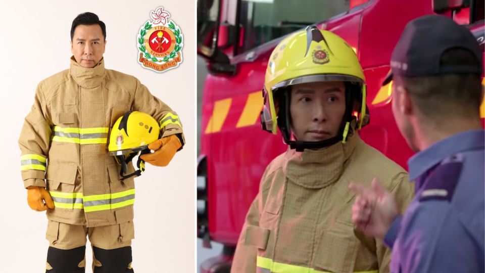 Hong Kong martial arts actor Donnie Yen, who is controversial due to his pro-Beijing views, has been appointed as an ambassador for the city’s fire department. Photos: Media OutReach