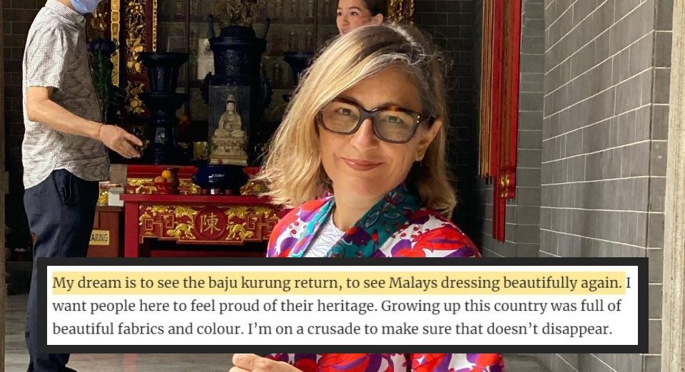 Screencap of Lisette Scheers’ quote by SCMP against a January photo of herself. Photo: Coconuts