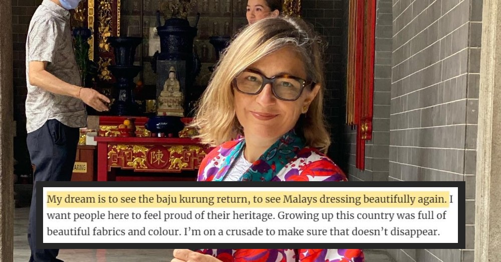 Screencap of Lisette Scheers’ quote by SCMP against a January photo of herself. Photo: Coconuts