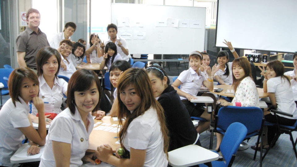 Students at St. John’s University in Bangkok in a 2010 file photo. Photo: R. Monthienvichienchai / CCA-SA-3.0