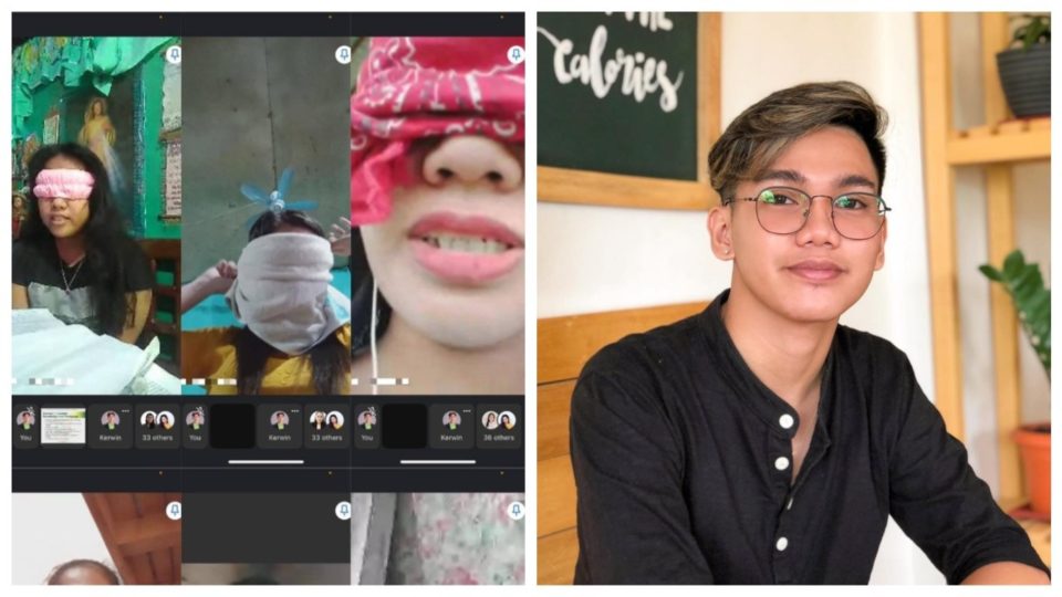 Kerwin Membrado’s students and Membrado himself. Photos: Membrado/FB