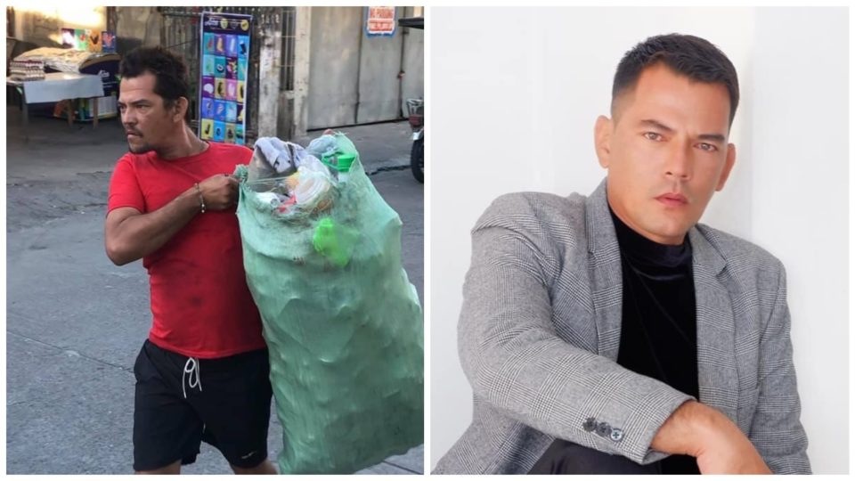 Dennis Pascual before and after his makeover. Photo: Richard Strandz/FB