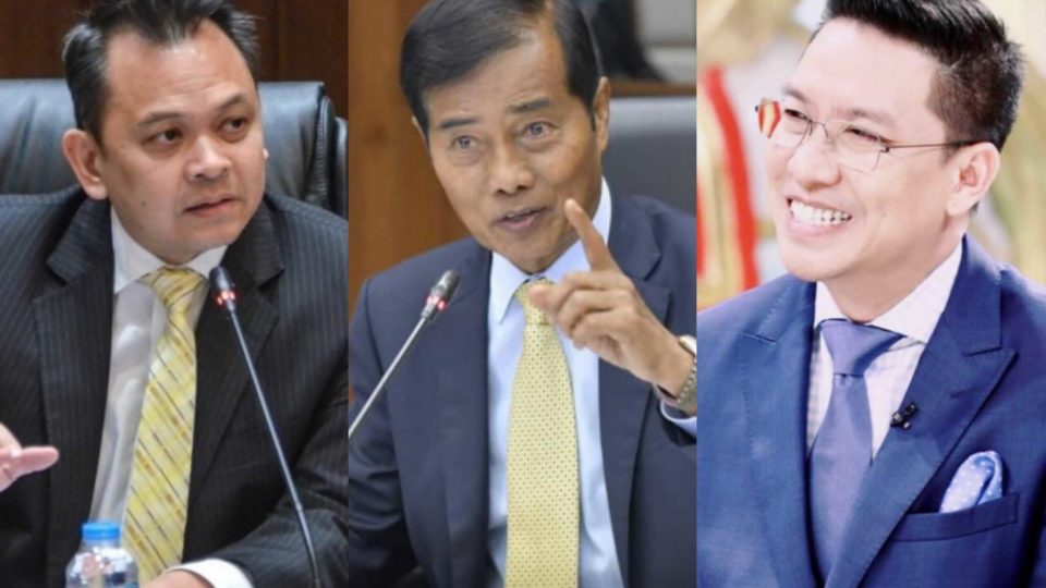 From left, Nataphol Teepsuwan, Thaworn Senniam and Puttipong Punnakanta.
