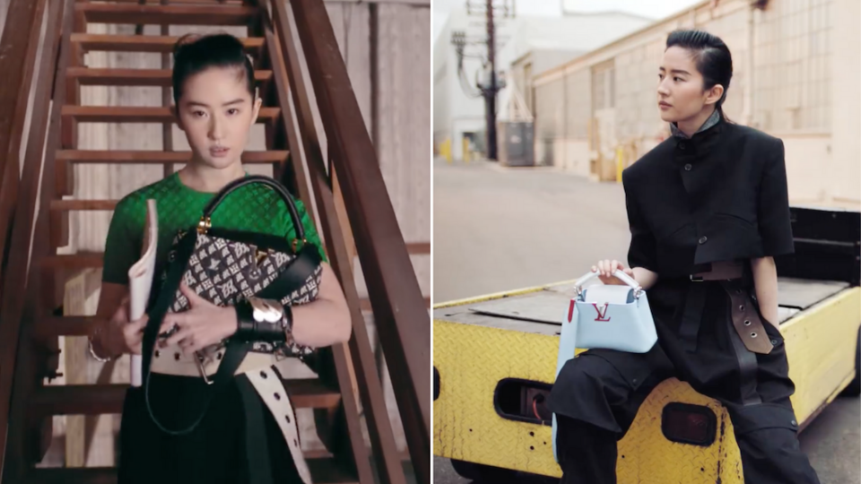 Chiness actress Liu Yifei is the newest face of high-fashion brand Louis Vuitton. Photos: Weibo/Louis Vuitton