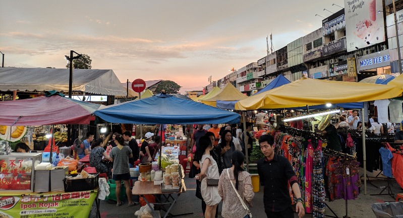 People mingling at the SS2 night market. Photo: SS2 Night Market/Facebook