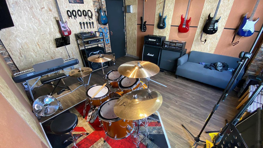 Simply Rock’s Tsuen Wan studio offers two large band rooms and a drum practice room at an affordable hourly rate. Photo: Facebook/Simply Rock Tsuen Wan