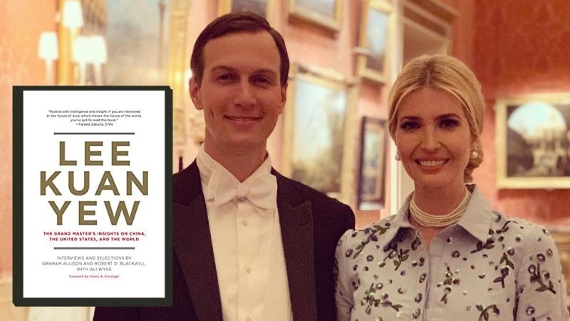 Ivanka Trump and Jared Kushner in a 2019 photo. Photos: Ivanka Trump/Twitter, Goodreads 
