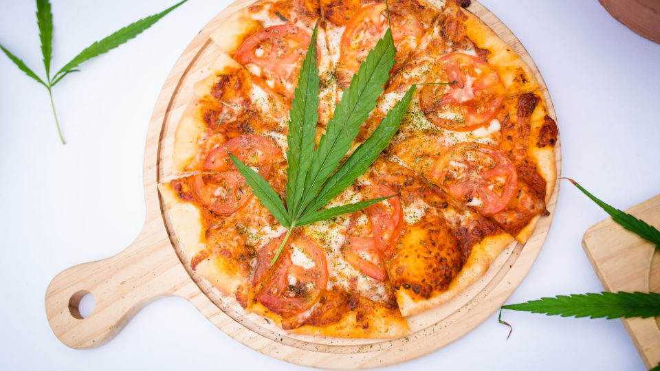 Chi Samui’s CBD pizza. Photo: Chi Samui