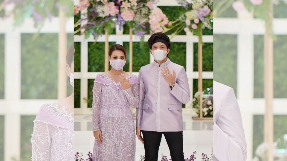 Aurel Hermansyah and Atta Halilintar on their engagement day. Photo: Instagram/@aurelie.hermansyah