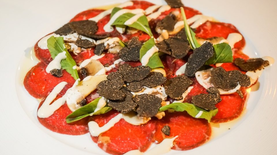 Beef carpaccio. Photo: Coconuts
