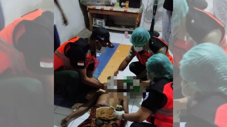 Authorities said the man was found unconscious in his room on Thursday, March 18, 2021. Photo: Istimewa via Kumparan