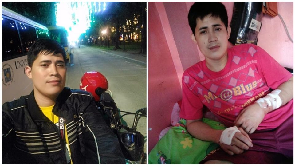 Cleaner Alvin Marbida. Photos: Marbida/FB