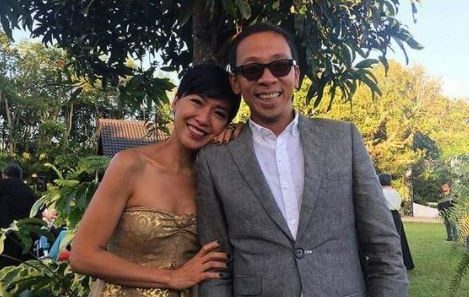 Kim Atienza with wife Felicia Hung-Atienza. Photo: Atienza/FB