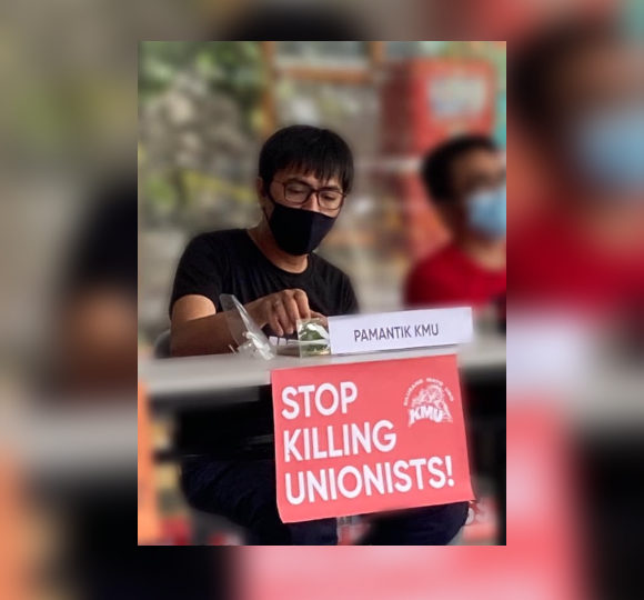 Labor leader Dandy Miguel. Photo: Kilusang Mayo Uno/FB