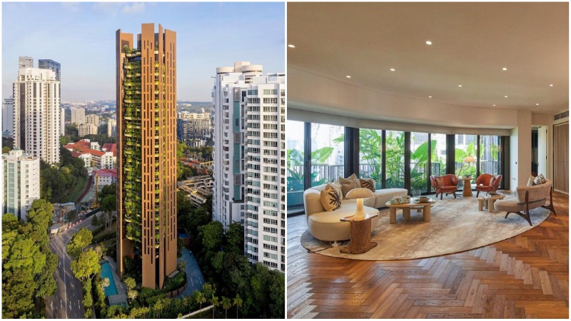 The luxury Eden condo on Orchard Road. Photos: Eden Singapore/Instagram
