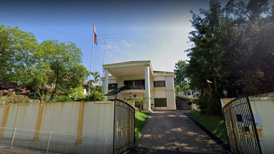 North Korea embassy at Jalan Batai, KL. Photo: Google Street View
