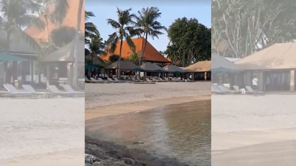 The Instagram user first posted on Instagram story, but her clips have since been reposted by various Balinese community accounts. Screengrab: Instagram