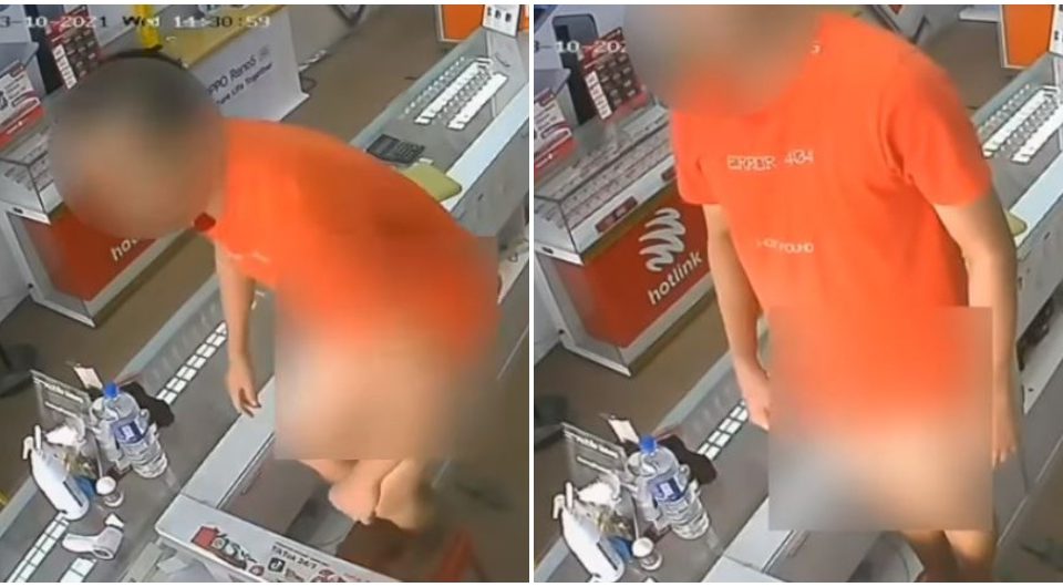 Screenshots‌ ‌of‌ ‌the‌ ‌CCTV‌ ‌footage‌ ‌from‌ ‌Wednesday.‌ ‌Photo:‌ ‌Info‌ ‌Roadblock‌ ‌JPJ‌ ‌Polis‌ ‌
