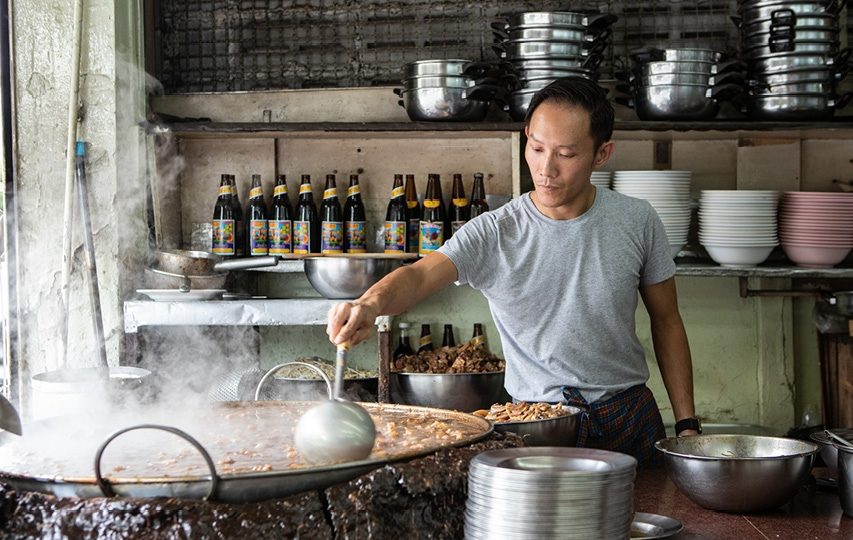 There is a pot. There is beef noodle stew. These things haven’t changed in 40 years at Wattana Panich.
