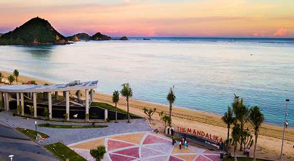 Mandalika, the coastal resort area where the MotoGP races are set to take place, is located in NTB’s Central Lombok regency. Photo: ITDC