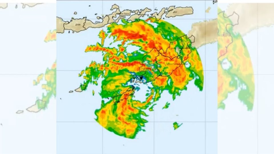 Since 2008, BMKG Jakarta’s Tropical Cyclone Warning Center has detected 10 tropical cyclones in Indonesia, the latest and strongest being Seroja, as animated here. Photo: BMKG