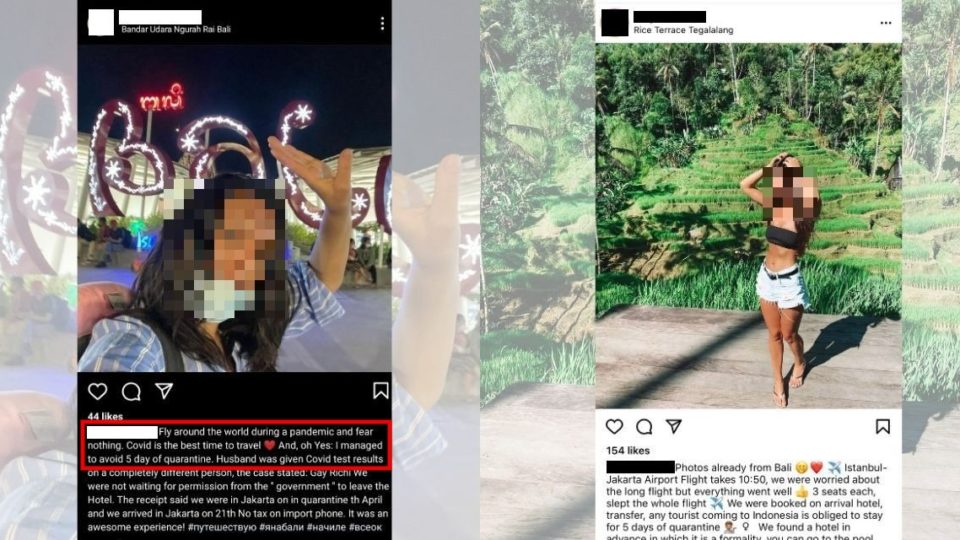 Screenshots: Instagram