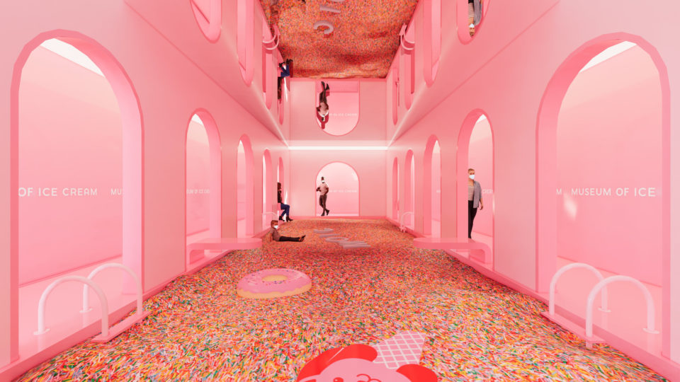 Museum of Ice Cream’s sprinkle pool. Photo: MOIC