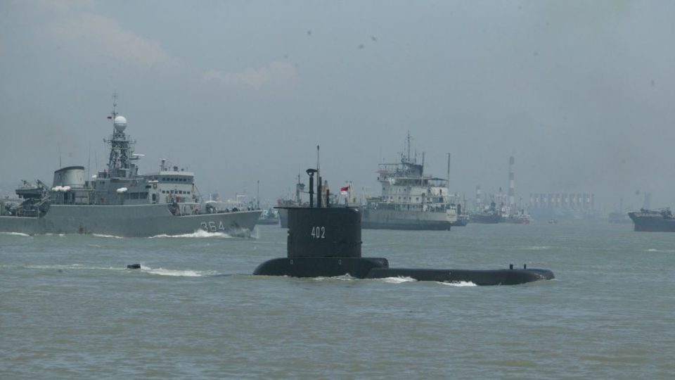 Indonesian authorities lost contact with the 1,395-tonne KRI Nanggala-402 on Wednesday. Photo: TNI